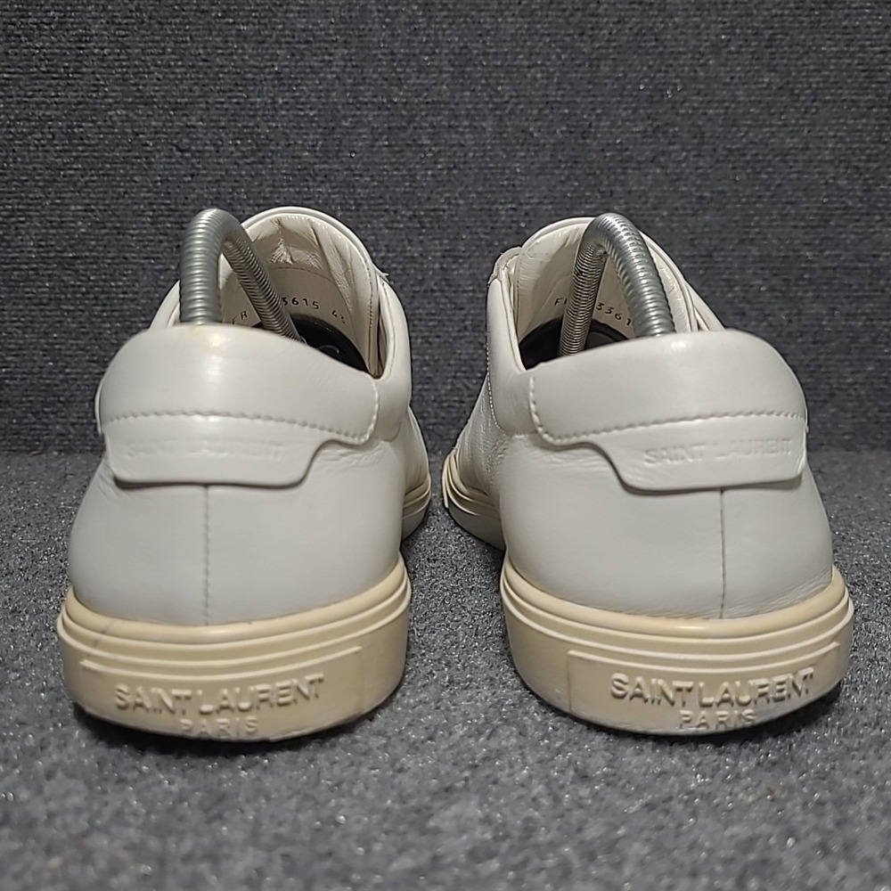 SAINT LAURENT Andy Men's Sneaker White Size EU 43 US 10 MSRP $745 - Picture 4 of 16